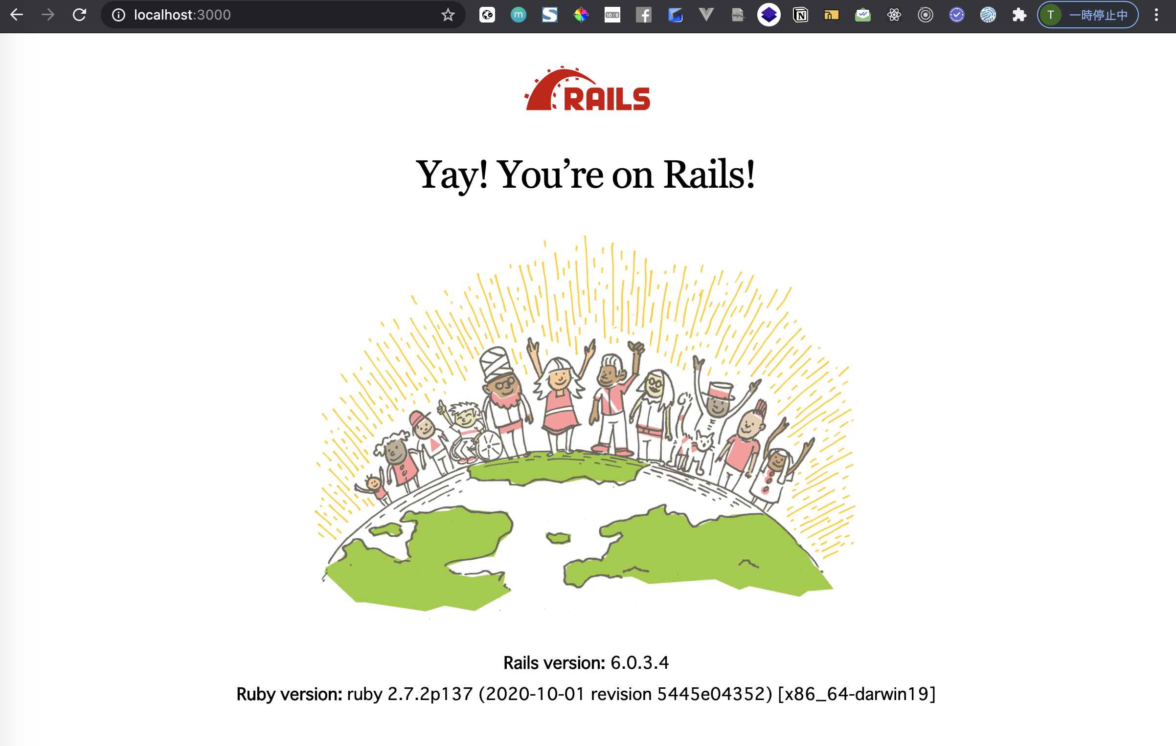 新規Railsプロジェクトの作成 (Rails6)|Instagram風簡易SNSアプリを